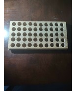 Muzzleloader / Shooting Wooden Reloading Tray With 50 Holes-SHIPS N 24 H... - $1,295.05 MXN