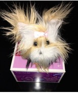 American Girl Coconut Collection SUGAR Pet Set Yorkie Puppy Dog Pink Bow - £18.95 GBP