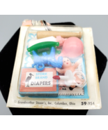Vintage Grandmother Stovers Miniatures Baby 7 Piece Set Minis Newborn Ne... - £11.76 GBP