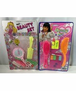 Vtg Pretend Play Makeup Cosmetic Dress Up Hair Kid Girls Toy Lot Retro 8... - $17.81