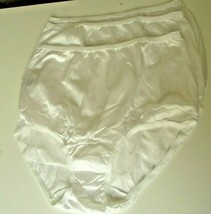 3 Dixie Belle by Velrose Full cut Briefs Style 719 White Size 7 - £20.53 GBP