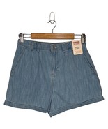 New Levis Signature Strauss High Rise Pleated Cuffed 3 Inch Girls Shorts... - $25.71 CAD