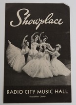 Vintage 1952 Playbill Showplace Radio City Music Hall Rockefeller Center - £19.65 GBP