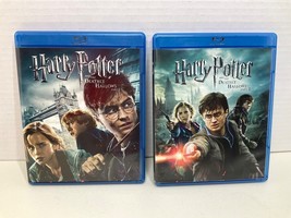 2011 Harry Potter &amp; The Deathly Hallows Parts 1 &amp; 2 Blu-Ray DVD special features - £45.89 GBP