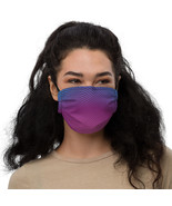 Psychedelic Illusion Bright Acid Abstract Design Face mask - $18.00