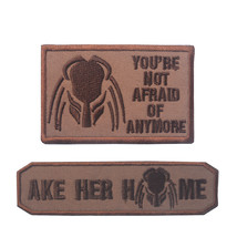 Predator Ake Her Home Embroidered Patch Set - $5.93