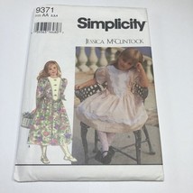 Simplicity 9371 Size 2 3 4 Child&#39;s Dress Formal - £10.09 GBP