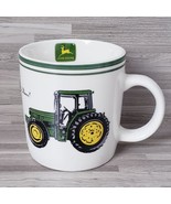 Gibson John Deere White &amp; Green 10 fl. oz. Coffee Mug Cup  - $15.27