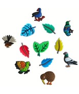 12pcs PVC Shoe Charms Bird &amp; Leaf Designs For Crocs - $11.30