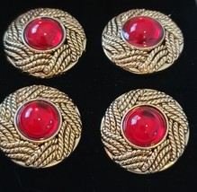 Magnetic Horse Show Number Pins Red Gem Tart Set of 4 NEW - £19.65 GBP