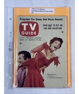 TV Guide Magazine March 17 1956 Maurice Evans, Lilli Palmer - £23.26 GBP