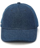 Michael Kors Distressed Denim Baseball Cap, Cotton Adjustable Hat, One Size - $1,189.52 MXN