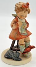 Vintage Goebel Hummel Mother&#39;s Helper 4.75&quot; Figurine No Bos SKU PB208 - £31.33 GBP