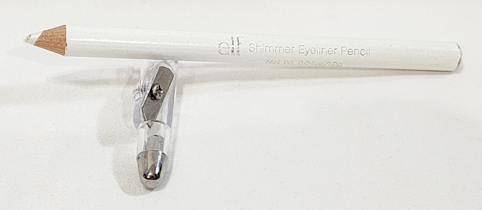 E.L.F Elf WHITE Shimmer Eyeliner Pencil with Sharpener Shine .04 oz/1.0g... - $22.77