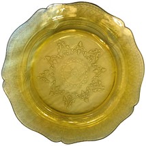 Amber Depression Glass Plate Patrician Spoke Federal Glass, 11&quot; dinner plate - £28.08 GBP