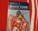 Beach Towel N Nebraska Huskers Go Big Red 30&quot; x 60&quot;  - £19.57 GBP