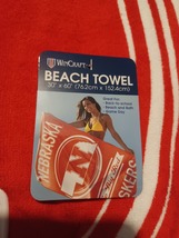 Beach Towel N Nebraska Huskers Go Big Red 30&quot; x 60&quot;  - £19.50 GBP