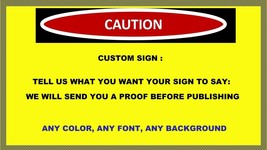 Custom Reg Security Safety Sign Authorized Work Home Business Photo All Sizes 22 - £3.83 GBP+