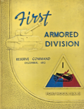 Dec. 1952 Fort Hood-1st Armored Division Reserve Command Yearbook-Unsigned - £43.98 GBP