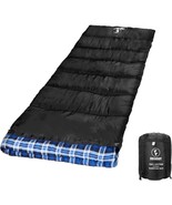 Cotton Flannel Sleeping Bag For Adults,Warm &amp; Cold Weather Big &amp; Tall Ca... - $956.87 MXN