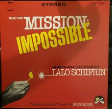 Music From Mission: Impossible LP Vintage Vinyl - Lalo Schifrin 1966 DLP 25831 [ - $21.68