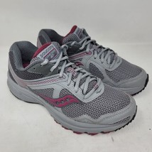 Saucony Cohesion 10 Women&#39;s Sz 8 M Running Shoes Sneakers Gray Pink - £25.51 GBP
