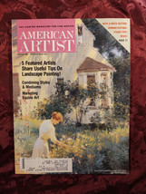 American Artist August 1991 Edward Dufner Diana Kurz Tim Folzenlogen - £10.16 GBP