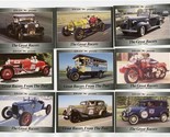 9 Buick Presents The Great Racers Inaugural Collectors Edition Cards  - £17.12 GBP