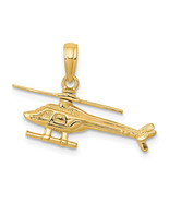 14k 3-D Moveable Helicopter Pendant D1221 - $437.39