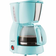 4 Cup Coffee Maker, Blue - £44.02 GBP
