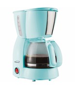 4 Cup Coffee Maker, Blue - £44.02 GBP