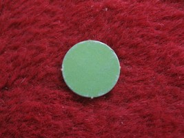 1970 Squirmy Wormy Board Game Piece: Green round marker - $1.00