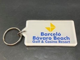 Vintage Promo Keyring Barcelo Bavaro Beach Keychain Golf C ASIN O Resort Porte-Clé - £6.49 GBP