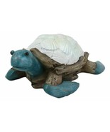 Nautical Sea Turtle With White Clam Shells In Faux Distressed Wood Finis... - £21.25 GBP