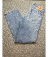 Levi 505 Medium Wash Denim Jeans Men&#39;s Size 33X34 KG JD - €17,18 EUR