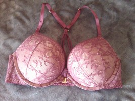 victorias secret pink padded bra uk 34B  usa 34B  euro 75B  france 90B  aus 12B - $23.69