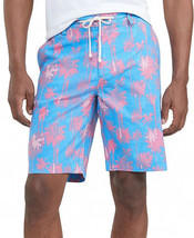 Tommy Hilfiger Men&#39;s 10&quot; Miho Palm-Print South Beach Shorts in Palace Bl... - £25.00 GBP