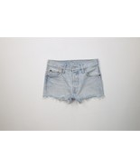 Vintage Y2K Levi 501xx Womens 25 Button Fly Cut Off Denim Jean Shorts Jo... - $44.50