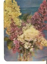 Russia USSR Soviet Lenticular 3D Hollogram Calendar Flora flowers Lilac bouquet - £6.28 GBP