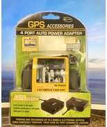 GPS Ready 4 Port Auto Power Adapter~150 Watt~Each Socket 48w, USB Port 5w - $12.93 CAD