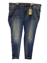 Madewell 9” high rise distressed skinny Jean style k1868   36 x 29 - $32.54