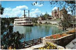 Florida Postcard Walt Disney Magic Kingdom Cruising Rivers Of America - £2.31 GBP