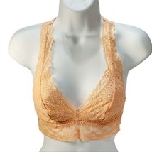 Victoria&#39;s Secret Bra Bralette Lace In Peach Size S/P - £9.37 GBP