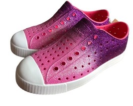 Native Shoes Girls Jefferson Starfish Dazzle Bling Little Big Kid Sneaker Us J1 - £28.43 GBP