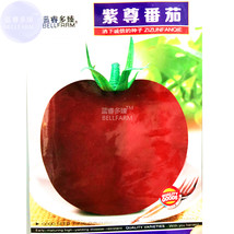 Tomato Blackish Purplish Red Big Fruit Vegetables Seeds 200 seeds original pack  - £5.38 GBP