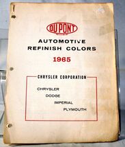 1965 Chrysler/Imperial/Plymouth/Dodge Exterior Color Samples 696 - $158.23 MXN