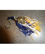 2022 MOTAR BOARD TASSLE GRADUATION WHITE YELLOW BLUE TASSLE SHORT 4&quot; LAR... - $9.00