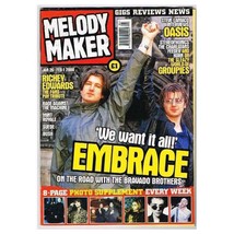 Melody Maker Magazine January 26-February 1 2000 mbox2867/a  Oasis  - Embrace - - £10.06 GBP