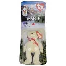 McDonald’s TY Teenie Beanie MAPLE THE BEAR With Errors Rare 1999 - $14.27