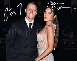 Christian McCaffrey Olivia Culpo Signed 8x10 Glossy Photo Autographed RP Poster  - £13.58 GBP
